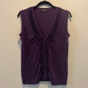 The Limited purple sweater vest